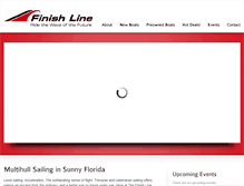 Tablet Screenshot of finishlineotc.com